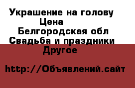 Украшение на голову › Цена ­ 500 - Белгородская обл. Свадьба и праздники » Другое   